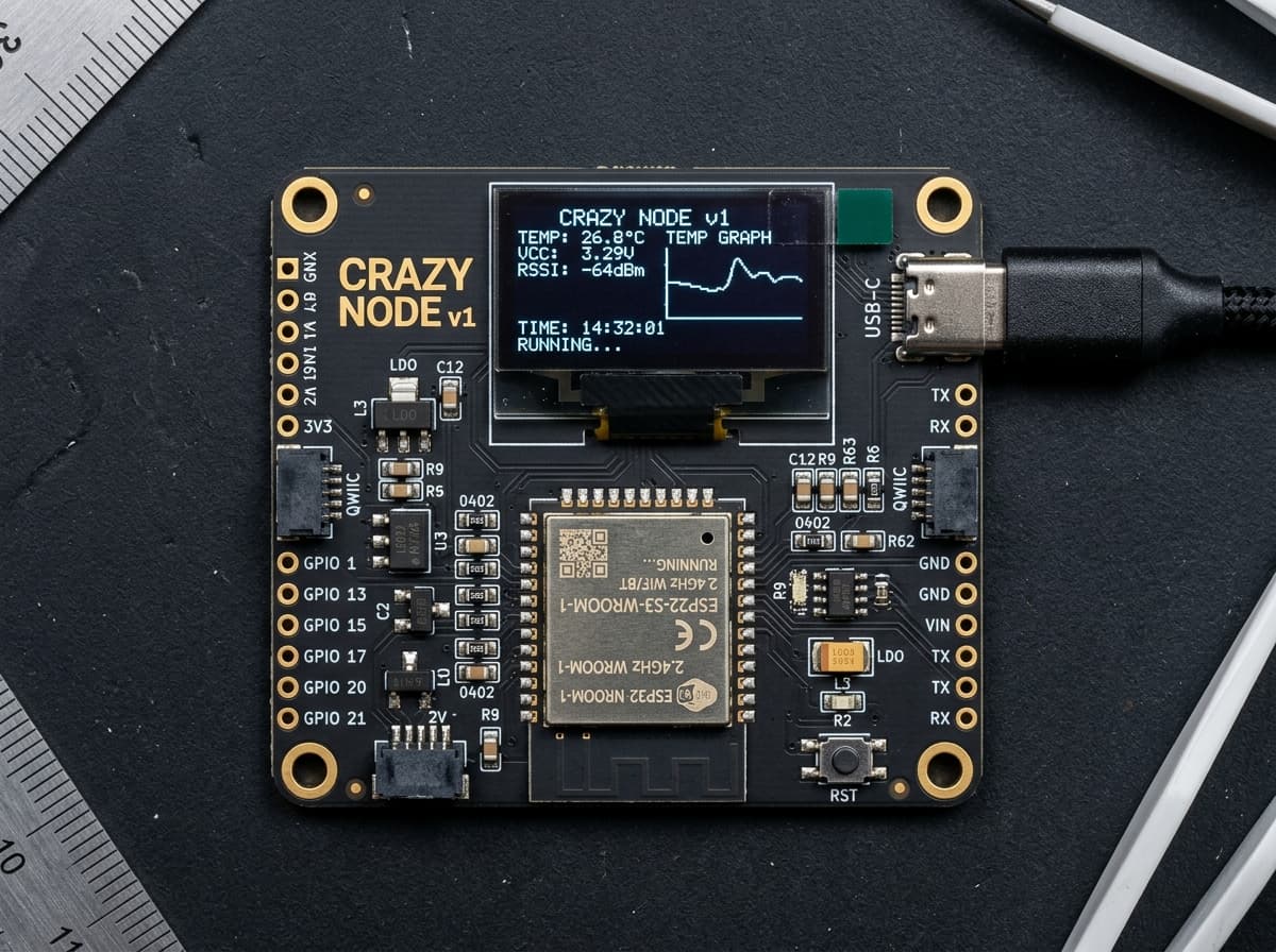 CRAZY NODE v1 Development Board