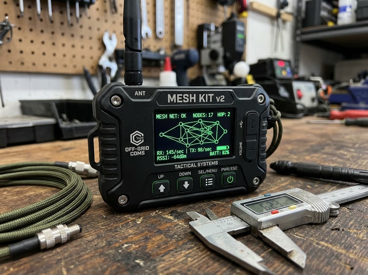 MESH KIT v2 Tactical LoRa Device